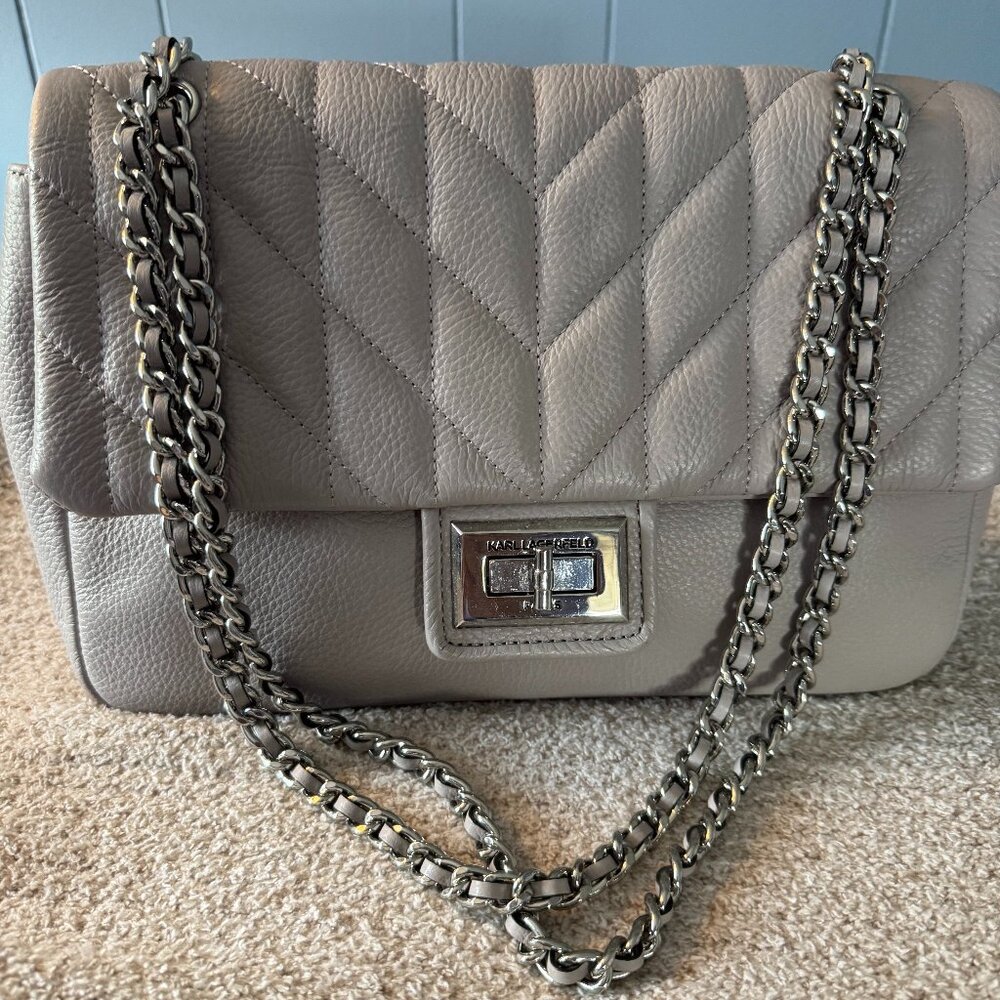 Karl Lagerfeld Chain Shoulder/Crossbody Bag